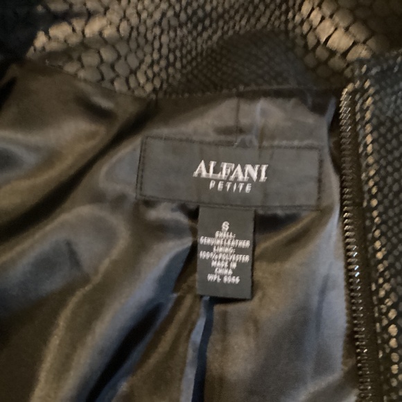 AlfanI petite S leather jacket - Picture 2 of 3